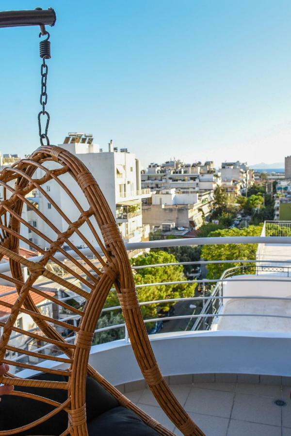 Apartamento Boutique Penthouse Next To Stavros Niarchos Foundation Atenas Exterior foto