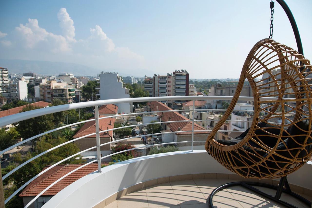 Apartamento Boutique Penthouse Next To Stavros Niarchos Foundation Atenas Exterior foto